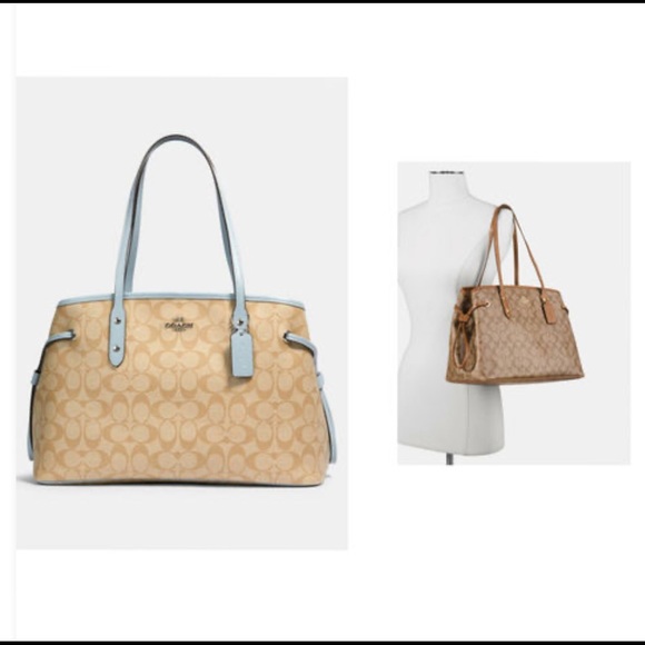 COACH Drawstring Carryall In Signature Canvas - Picture 1 of 2